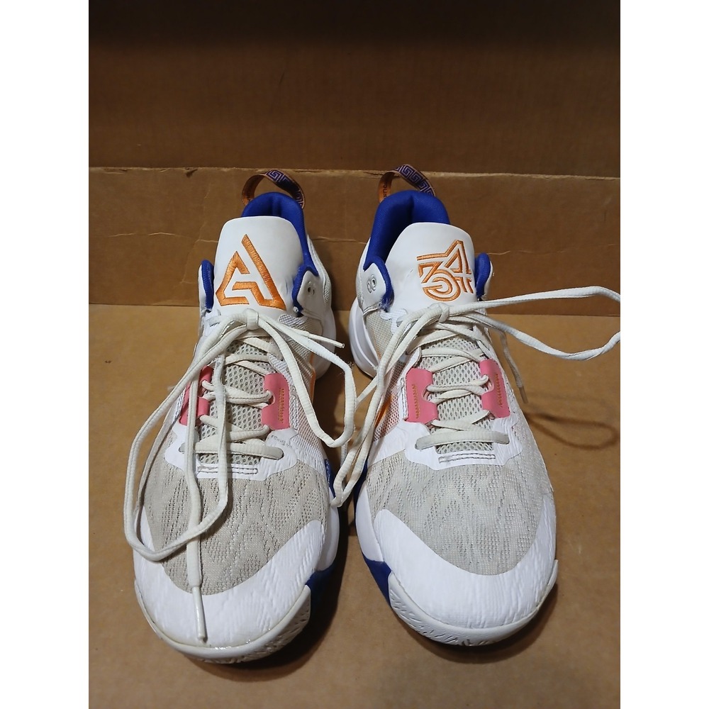 Nike Giannis Immortality 2 'White Deep Royal' Size 11.5 Basketball Athletic Shoe - Picture 4 of 9
